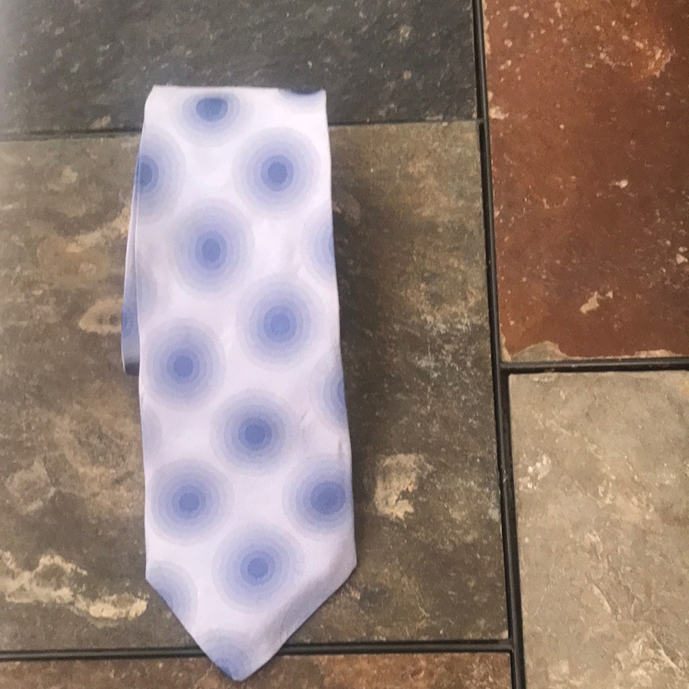 Perry Ellis blue and grey tie great condition‎